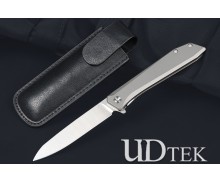 JJ028C D2 blade Titanium handle fast opening folding knife UD407672